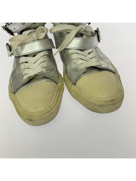 alfredoBANNISTER スニーカー スタッズハイカットスニーカー シルバーカラー