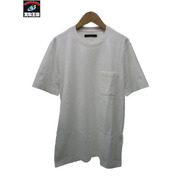 LV/ダミエポケット クルーネック半袖Tシャツ/M/RM192Q CMS H6Y45W