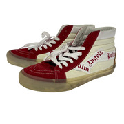 PALM ANGELS スニーカー Sk8 ハイカット 白赤 29.0cm