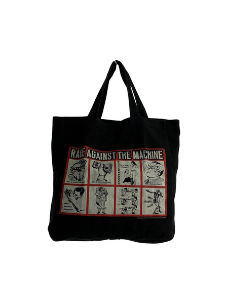 00s RAGE AGAINST MACHINE オフィシャル キャンバス トートバッグ ブラック