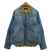 HYSTERIC GLAMOUR SUPER FUZZ刺繍 RUNCH DENIM DOWN JACKET(42)