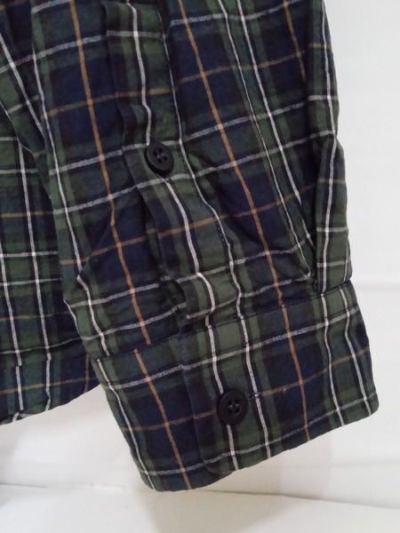 メンズラグ衣料 balenciaga バックロゴ チェックシャツ