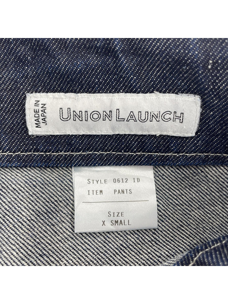 デニム・ジーンズ UNION LAUNCH ダブルニー XS