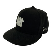 NEW ERA×UNDEFEATED ロゴキャップ BLK