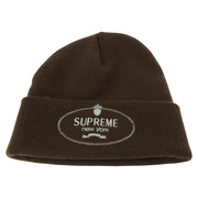 Supreme 24AW Crest Beanie クレストロゴビーニー 茶