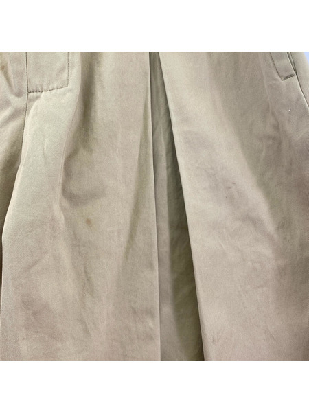 SAGE NATION BOX PLEAT TROUSER ボリュームパンツ S/M ベージュ