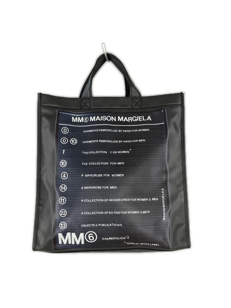 MM6 トートバッグ 2020/pvc/3way/グレー