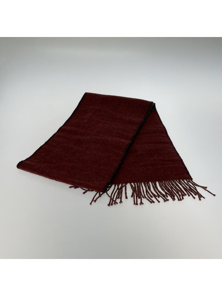 BY GLAD HAND スコットランド製 マフラー レンガ色