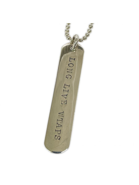 WTAPS ネックレス 18AW NECKLACE MASA SCULP BAR LONG LIVE[値下]