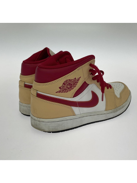 NIKE/AIR JORDAN 1 MID Cardinal Red/554724-201