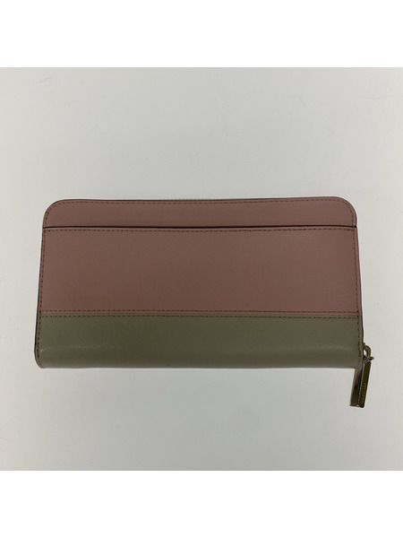 kate spade new york/ラウンドファスナー長財布/PNK[値下]