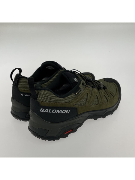 SALOMON トレッキングシューズ オリーブ 27.5cm