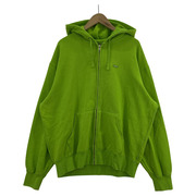 Supreme Overdyed Small Box Zip Up Hooded Sweatshirt Lime M