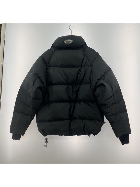 FIRST DOWN ジップアップ ダウンジャケット 黒 (M)[値下]