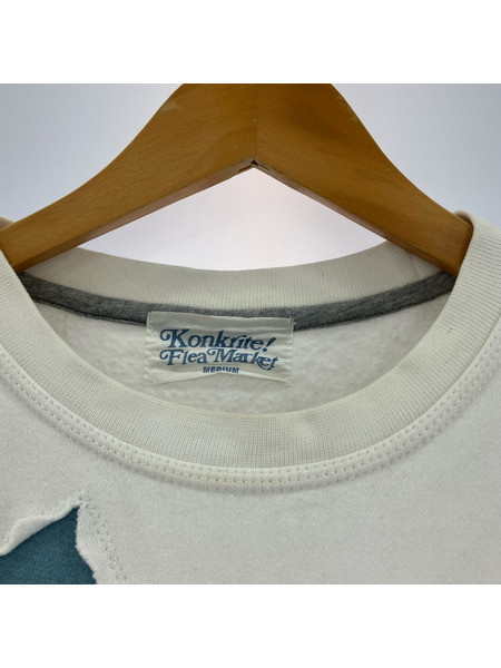 スウェット・トレーナー KONKRITE FLEA MARKET リメイク