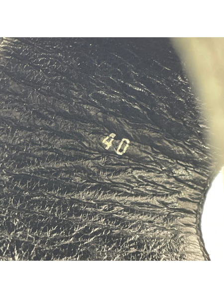 PADRONE レザーサンダル 黒