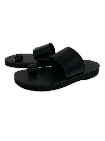 PADRONE レザーサンダル 黒