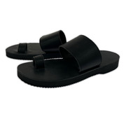 PADRONE レザーサンダル 黒