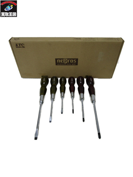 工具 KTC　木柄ドライバセット6本組
