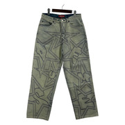 Supreme 25ss Stars Topstitch Baggy Jean