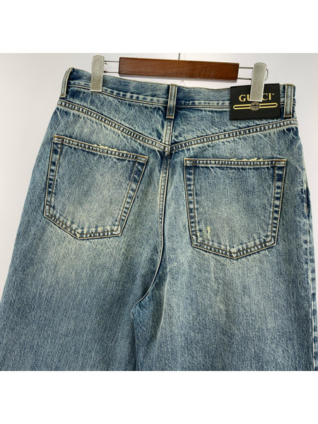 メンズラグ衣料 エコブリーチドリップドオーガニックデニム/638045/W29