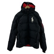 POLO RALPH LAUREN Big Pony Down Parka Jacket XL 黒 赤