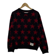 WACKO MARIA Star mohair sweater 黒 S