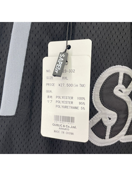 SAPeur BASKET SHORTS Black バスケットショーツ XXL 黒