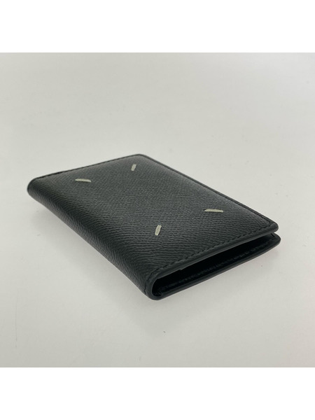 MAISON MARGIELA 25AW グレインカーフ カードケース 黒 S55UI0203