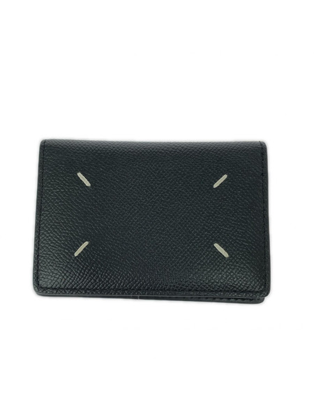 MAISON MARGIELA 25AW グレインカーフ カードケース 黒 S55UI0203