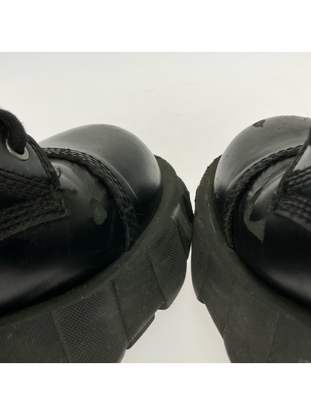 ZARA ブーツ トラックソールレースアップブーツ BLK 26.0cm
