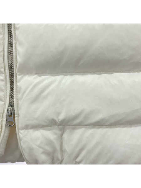 ダウンベスト sheller フォックス フード付