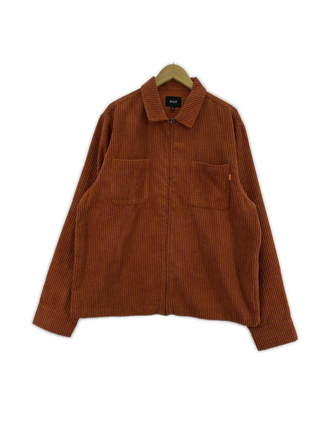 HUF ジャケット ジップアップコーデュロイジャケット L
