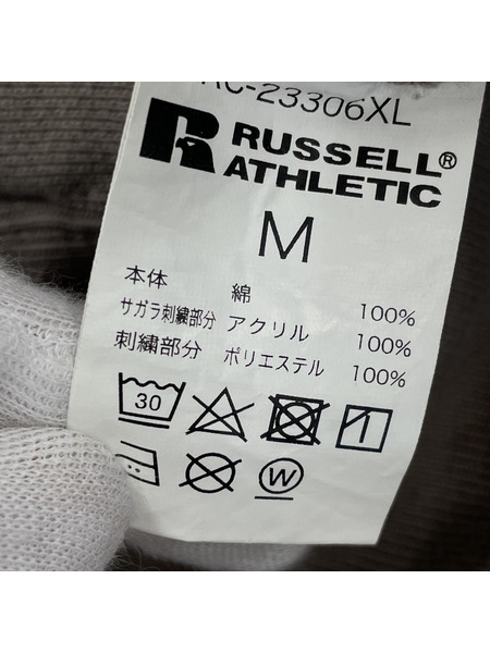 XLARGE×RUSSELL ATHLETIC プルオーバーパーカー M モカ