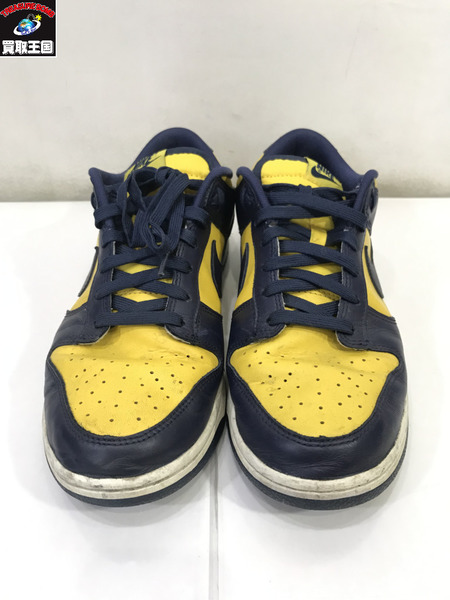 NIKE DUNK LOW RETRO Michigan/27.5cm/黄/紺/ナイキ/スニーカー[値下]