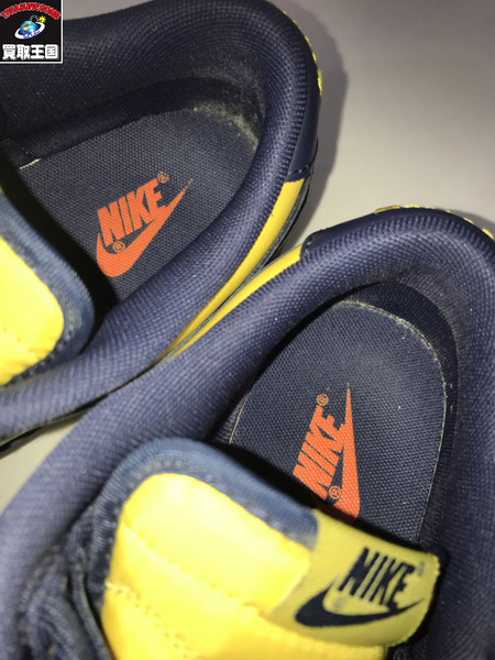 NIKE DUNK LOW RETRO Michigan/27.5cm/黄/紺/ナイキ/スニーカー[値下]