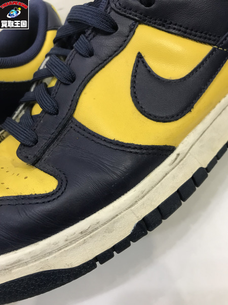 NIKE DUNK LOW RETRO Michigan/27.5cm/黄/紺/ナイキ/スニーカー[値下]