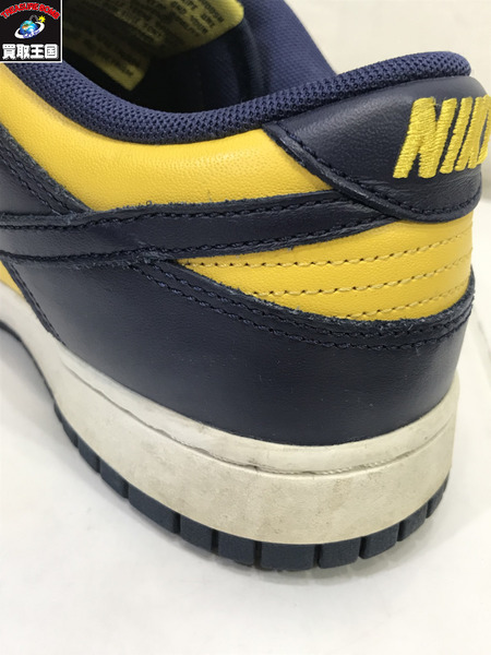 NIKE DUNK LOW RETRO Michigan/27.5cm/黄/紺/ナイキ/スニーカー[値下]