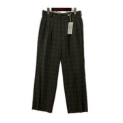 MAATEE&SONS 24AW 永遠SLACKS WOOLMATCHECK 1 グレー MT4303-0203B