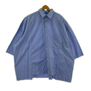 CAMIEL FORTGENS 半袖シャツ 再構築 ストライプ M[値下]