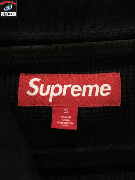 Supreme 23AW Thermal L/S Polo S BLK/黒/シュプリーム/長袖ポロシャツ