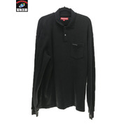 Supreme 23AW Thermal L/S Polo S BLK/黒/シュプリーム/長袖ポロシャツ