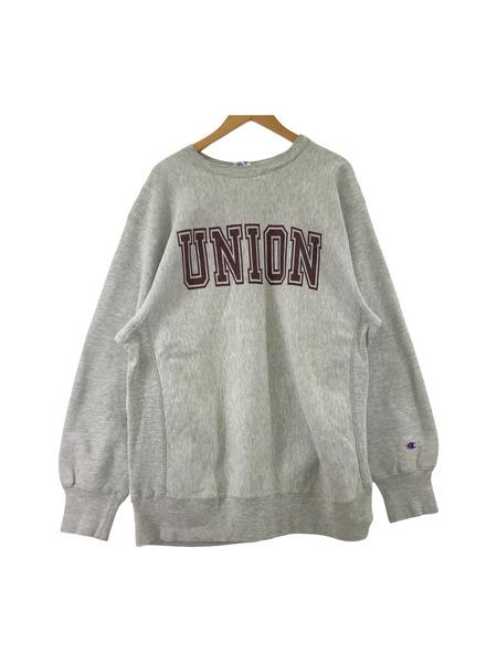 80s Champion UNION RW スウェット グレー XXL