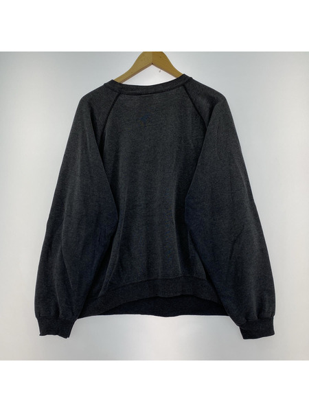 OLD・VINTAGE スウェット・トレーナー 90s Raglan Sweat SANDYSPRINGS BLK XL[値下]