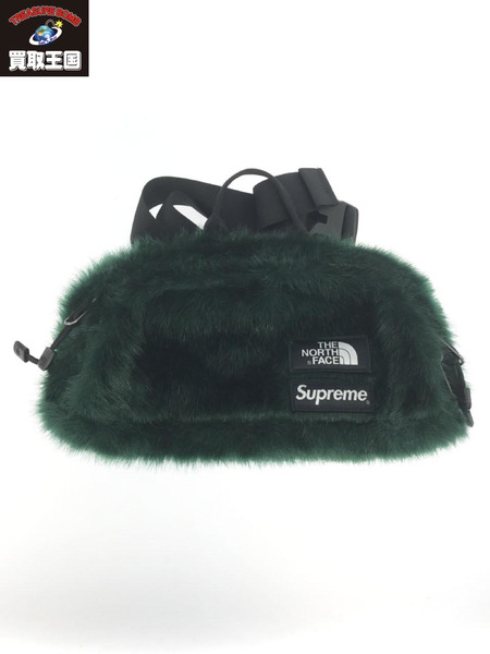 Supreme×THE NORTH FACE Faux Fur Waist Bag 緑