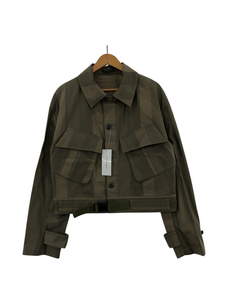 LITTLEBIG 23SS MILITARY BLOUSON ショートブルゾン 46 オリーブ[値下]