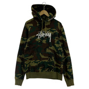 STUSSY プルオーバーパーカー 迷彩 S