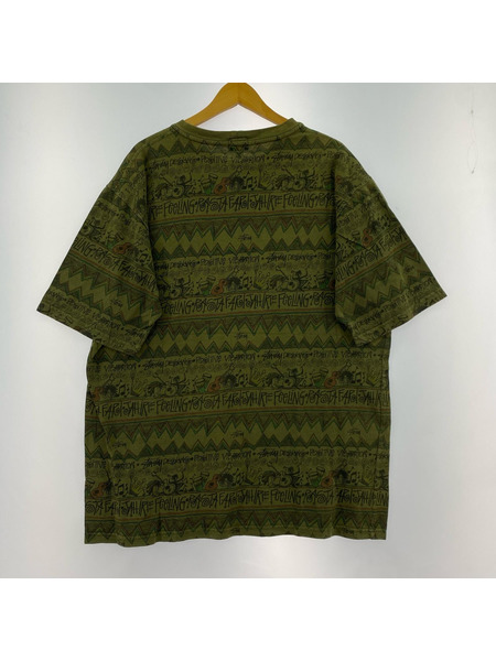 STUSSY 半袖Tシャツ・カットソー OLD STUSSY 00s Irie Band sizeXL グリーン