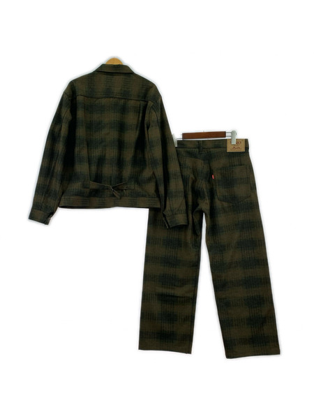 HYSTERIC GLAMOUR セットアップ 1ST TYPE パンツ チェック M