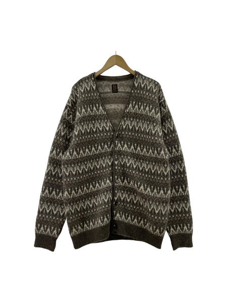 BATONER MOHAIR JAQURD CARDIGAN (BN-22FM-051)[値下]